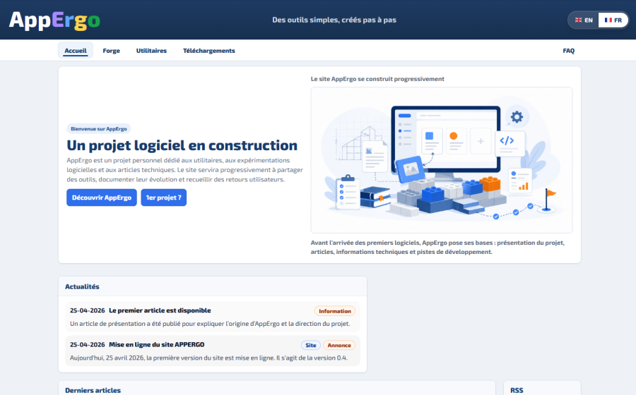 Accueil d'Appergo v0.4