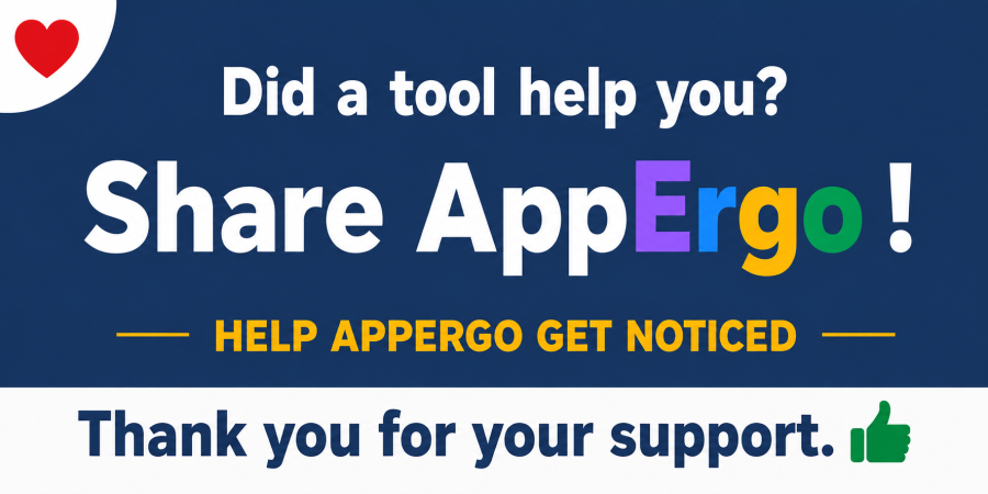 Share AppErgo